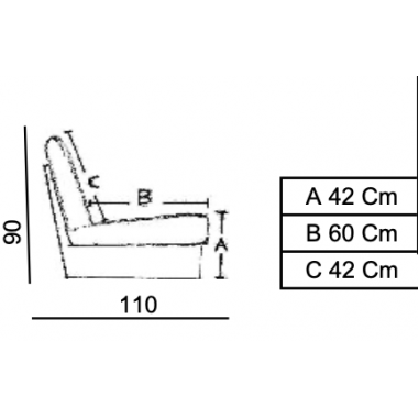 Włoska Sofa tapicerowana ELITE 3 osobowa 240cm cat. M