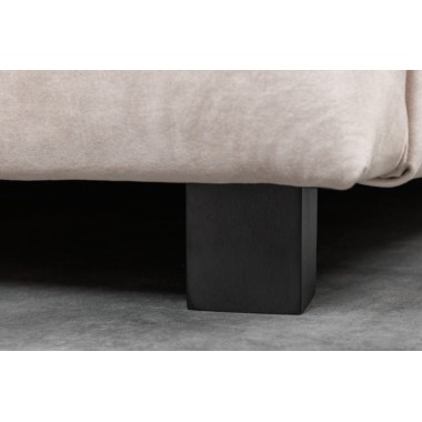 Invicta Łóżko PARIS szampański aksamit 180x200cm / 6543105