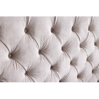 Invicta Łóżko PARIS szampański aksamit 160x200cm / 6543106