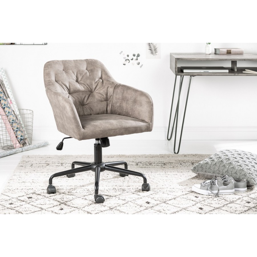 Fotel / Krzesło biurowe DUTCH Comfort podłokietnik taupe / 39351