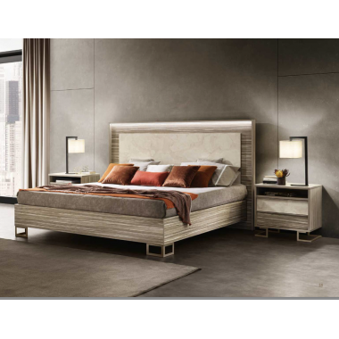 LUCE LIGHT Włoskie łóżko tapicerowane Twin size 120 x 200cm / Adora