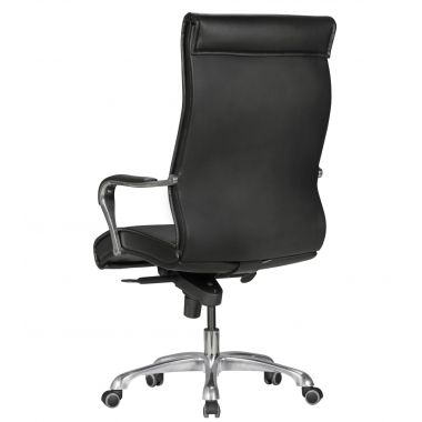 Amstyle Fotel biurowy BIGBOSS 150kg imitacja skóry czarny 61cm / SPM1.404