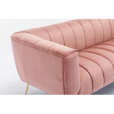 Invicta Sofa NOBLESSE 3 osobowa altrosa gold aksamit 225cm / 43264