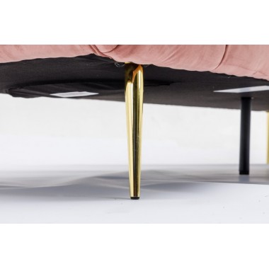 Invicta Sofa NOBLESSE 3 osobowa altrosa gold aksamit 225cm / 43264