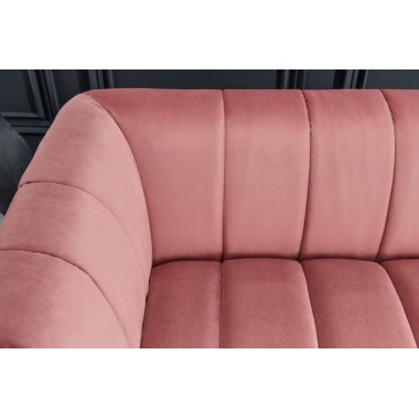 Invicta Sofa NOBLESSE 3 osobowa altrosa gold aksamit 225cm / 43264