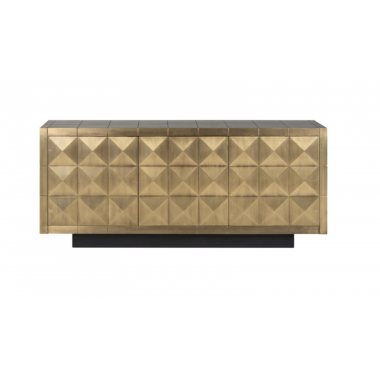 Komoda Collada 3 drzwiowa szczotkowane złoto 180cm / 211247 - Richmond