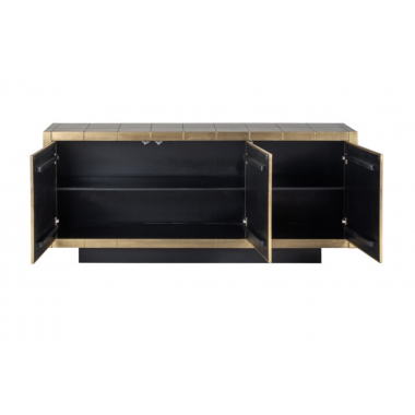 Komoda Collada 3 drzwiowa szczotkowane złoto 180cm / 211247 - Richmond