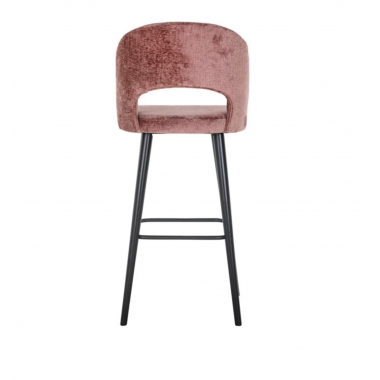 Krzesło barowe SAVOY Rose Chenille 50cm / S4562 Rose Chenille