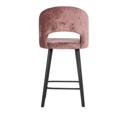 Krzesło barowe SAVOY Rose Chenille 50cm / S4561 Rose Chenille