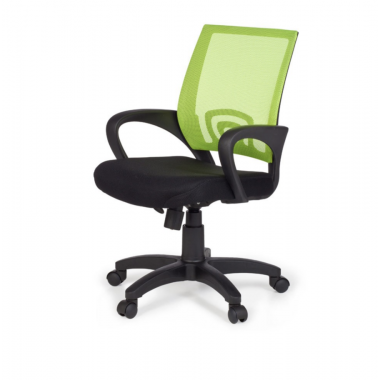 Amstyle Fotel biurowy młodzieżowy zielony 57cm / SPM1.076