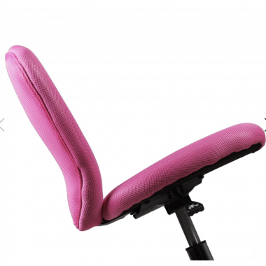 Amstyle Fotel biurowy młodzieżowy PRAG różowy 40cm / SPM1.311