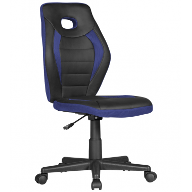 Amstyle Fotel biurowy dziecięcy LUAN niebiesko czarny 45cm / SPM1.388