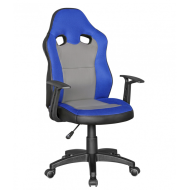 Amstyle Fotel biurowy dziecięcy SPEEDY niebiesko szary 46cm / SPM1.351