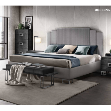 Moderna Titanium Włoskie łóżko King Size 180/200 x 200cm / Adora