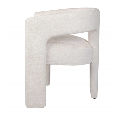 Livin Hill Krzesło tapicerowane jasnobeżowe 58.5 cm / Leith LET71N