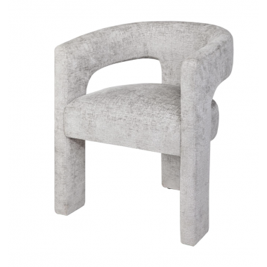 Livin Hill Krzesło LEITH tapicerowane srebrnoszary 58,5cm / Leith LET71G