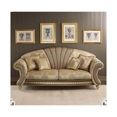 FANTASIA Włoska sofa tapicerowana 2 osobowa kat. A 194 x 86cm / Arredoclassic
