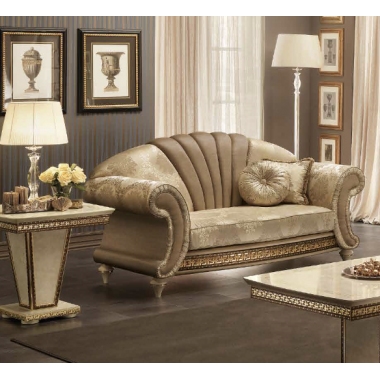 FANTASIA Włoska sofa tapicerowana 2 osobowa kat. B 194 x 86cm / Arredoclassic