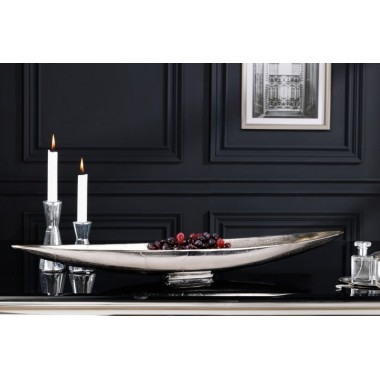 Invicta Patera Silver LEAF antyczne srebro 80 x 14cm / 42723