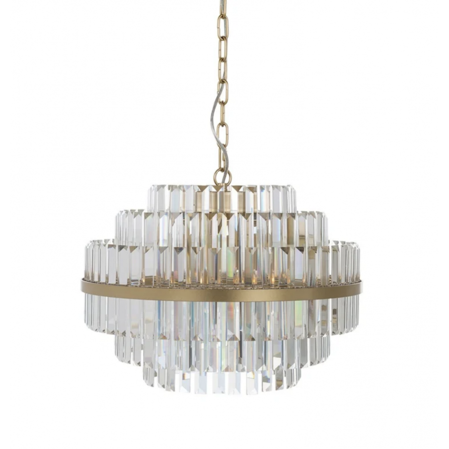 DESIRE L Lampa wisząca złota 80cm / HL-0138