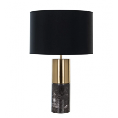 NYO Lampa stołowa czarny marmur 40cm / LB-0111