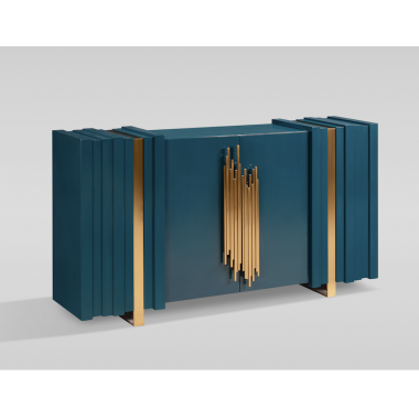 Livin Hill Stilig ST023A Komoda butelkowa zieleń MDF 160 x 90 x 40cm