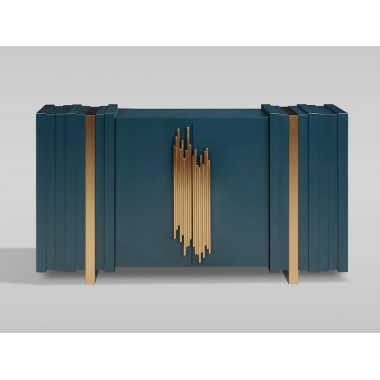 Livin Hill Stilig ST023A Komoda butelkowa zieleń MDF 160 x 90 x 40cm