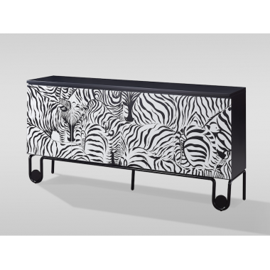 Livin Hill Stilig ST011 Komoda czarno biała MDF 183 x 90 x 40cm