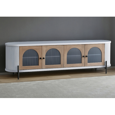 Livin Hill Stilig ST382 Komoda RTV szary MDF 200 x 60 x 40cm