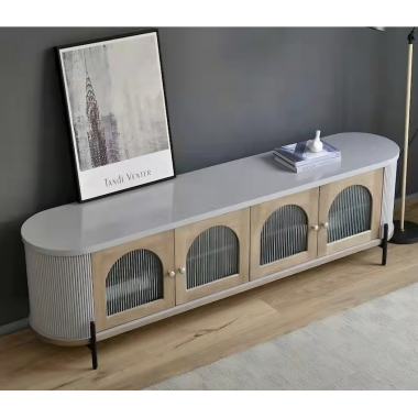 Livin Hill Stilig ST382 Komoda RTV szary MDF 200 x 60 x 40cm