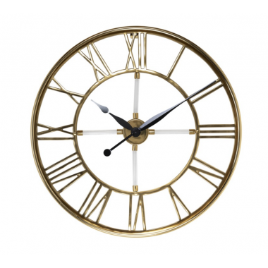 Zegar ścienny BRYSON złoty Ø 60cm / KK-0058