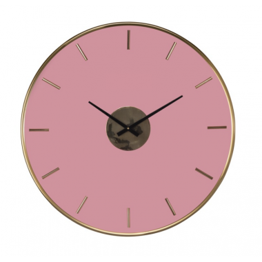 Zegar ścienny QUINCY różowo złoty Ø 61cm / KK-0086