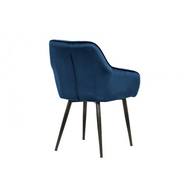 Krzesło z podłokietnikiem Turin niebieski royal / 39527