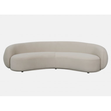 Livin Hill Sofa tapicerowana NUA PERUGIA beige aksamit 260cm / N77-1