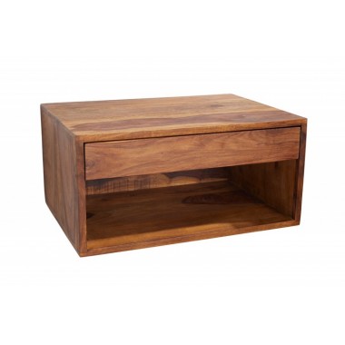 Invicta Szafka nocna LAGOS wisząca sheesham 50 x 25 x 35cm / 43943