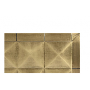 Szafka TV COLLADA szczotkowane złoto 220 x 50 x 40cm / 7595