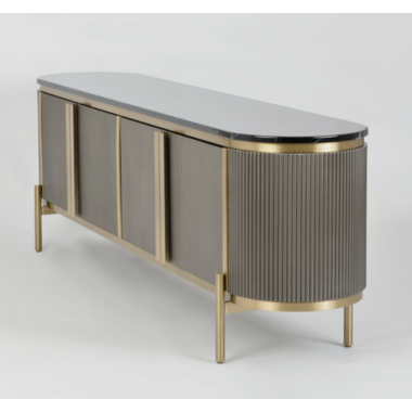 Livin Hill Stilig ST382A Komoda grafitowa marmur MDF 200 x 60 x 40cm