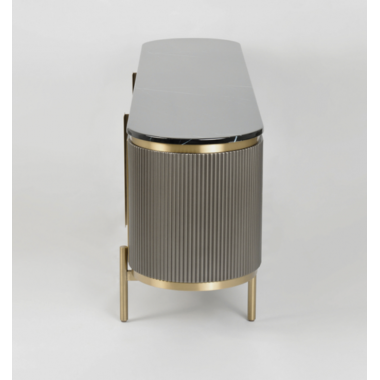 Livin Hill Stilig ST382A Komoda grafitowa marmur MDF 200 x 60 x 40cm