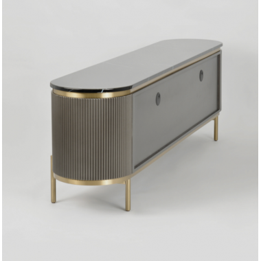 Livin Hill Stilig ST382A Komoda grafitowa marmur MDF 200 x 60 x 40cm