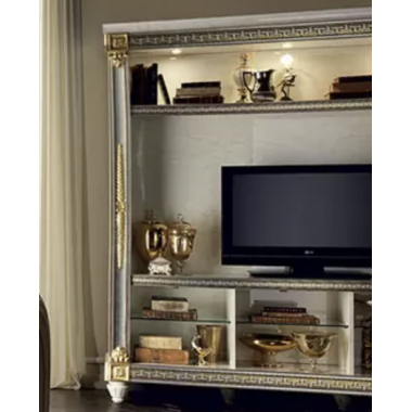 LIBERTY Włoski panel TV z meandrem Versace 180 x 210 x 47cm / ArredoClassic