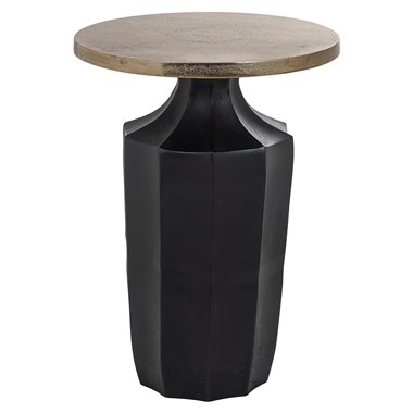 Side table Evie (Black/gold)