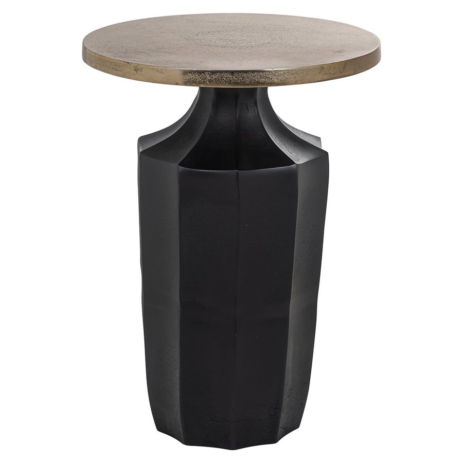 Side table Evie (Black/gold)