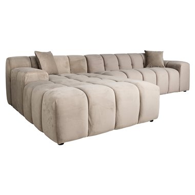 Sofa Cube 3 seater + lounge left (Quartz Khaki 903)