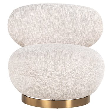 Swivel easy chair Jace lovely cream (Be Lovely 11 Cream)