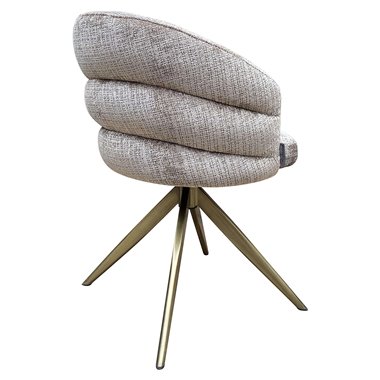 Swivel chair Zendaya stone chenille (Niagara 104 Stone Chenille)