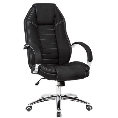 krzesło  wyglądzie dżinsowym Materiał obiciowy czarny Krzesło  do 120 kg | Fotel biurowy z regulacją wysokości Fotel biurowy z p