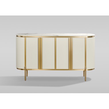 Livin Hill Stilig ST384C Komoda ecru marmurowy blat 160 x 90 x 40cm