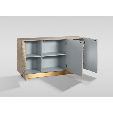 Livin Hill STILIG Komoda szampańskie złoto 3D 150cm / ST801