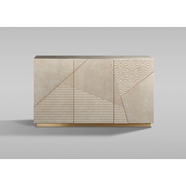 Livin Hill Stilig ST801 Komoda szampańskie złoto 3D 150 x 86 x 40cm