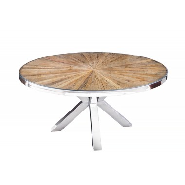 Invicta Stół do jadalni BARRACUDA teak Ø 120cm  / 43622